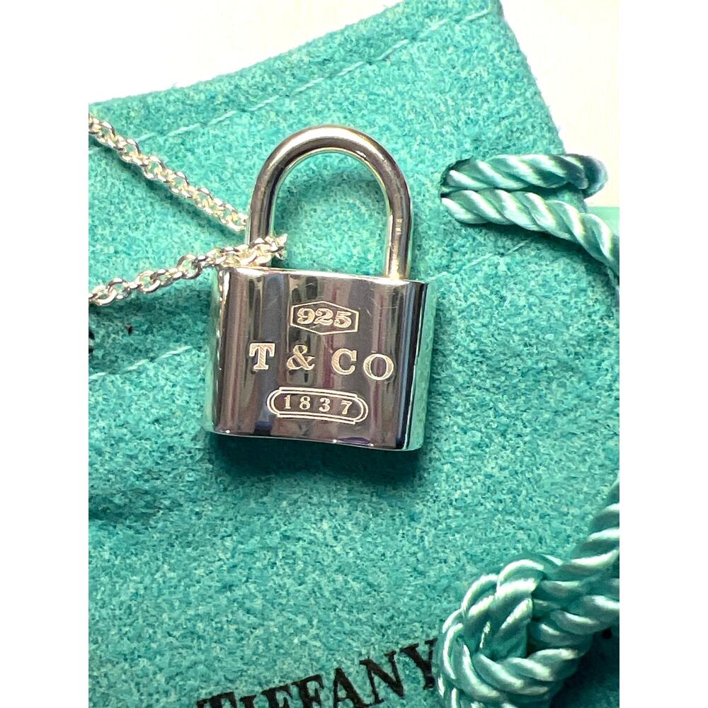 Tiffany & Co. Silver Padlock Necklace